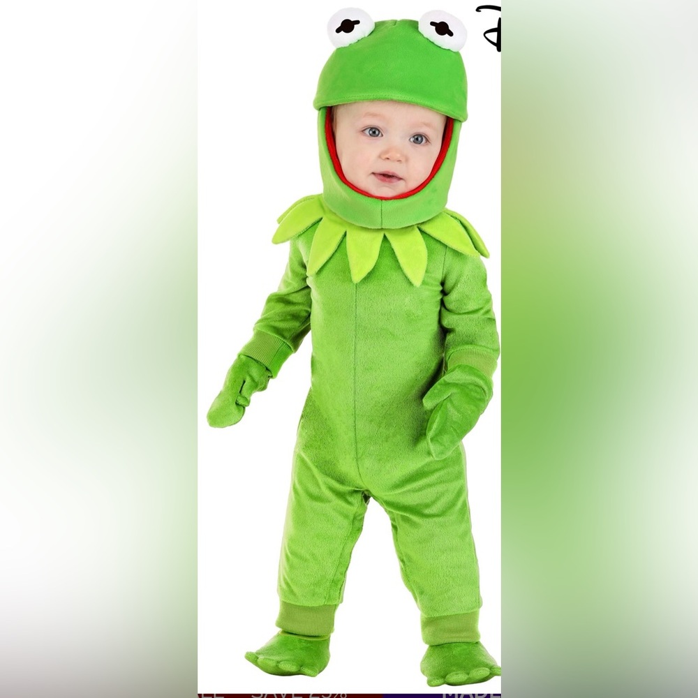 Disney Kermit the Frog Costume 6-9 months